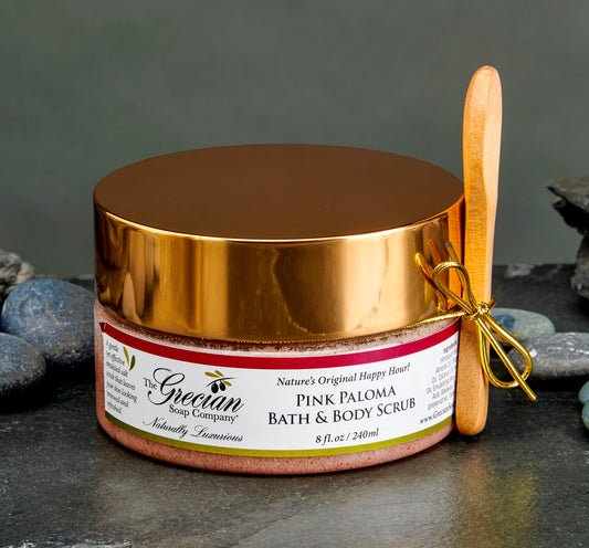 Emulsified Pink Paloma Salt Body Scrub-Pink Paloma