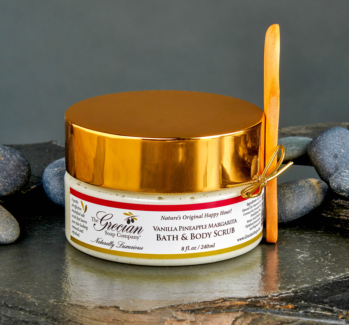 Emulsified Vanilla Pineapple Margarita Salt Body Scrub-Vanilla Pineapple Margarita